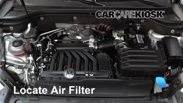 2018 Volkswagen Atlas SE 3.6L V6 Filtre à air (moteur) Changement